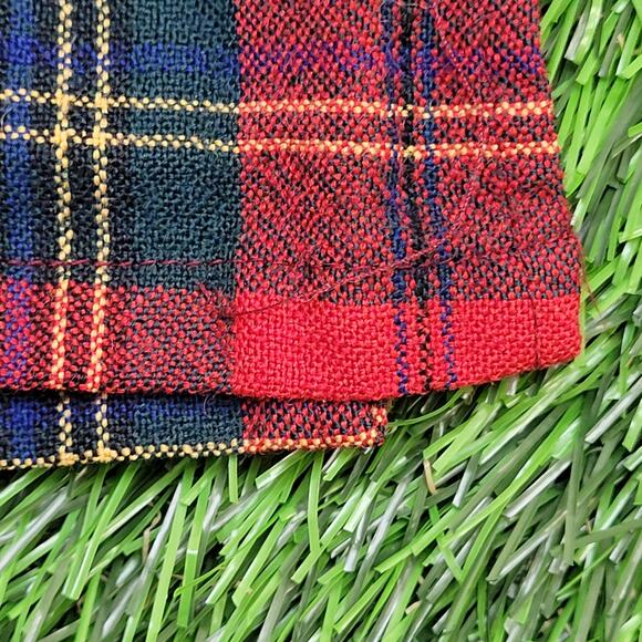 Adams-Row Country Wool Plaid Button Shirt Medium 21x28 Baggy Flannel - Picture 14 of 15